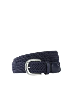 bonprix bonprix Complementos|Cinturones>Cinturón elástico con aspecto trenzado Azul marino
