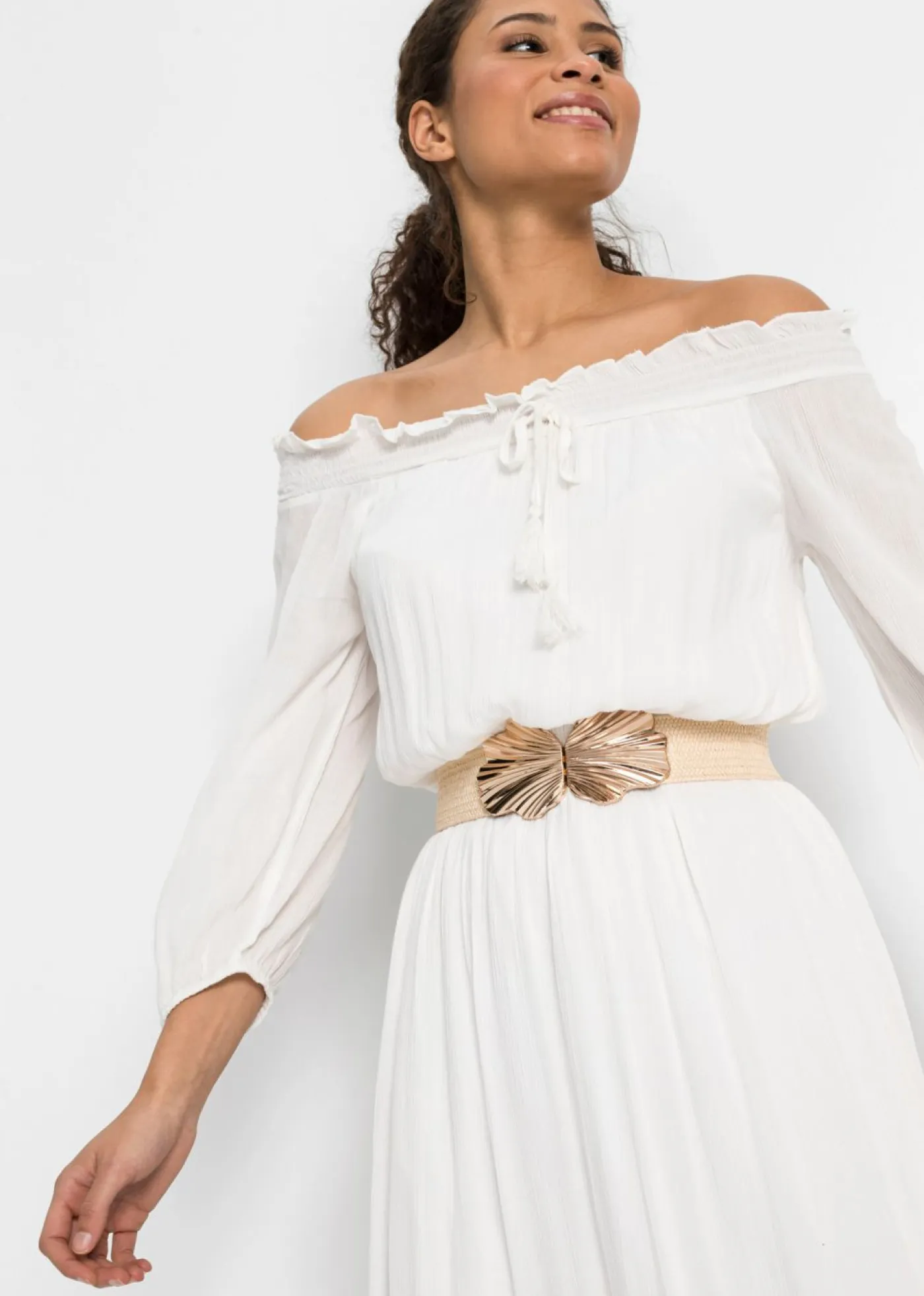 Mujer bonprix bonprix Cinturón elástico con hebilla llamativa