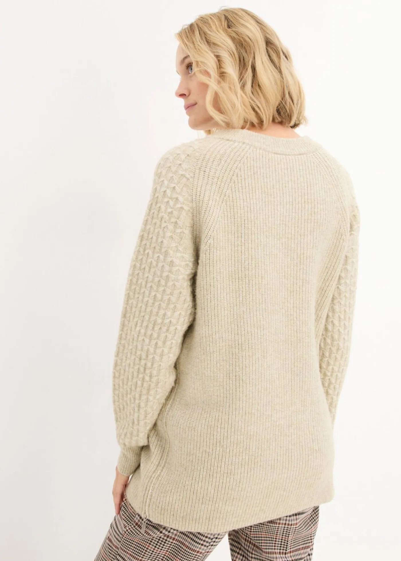 Mujer bonprix bonprix Cálido jersey premamá y de lactancia 2 en 1