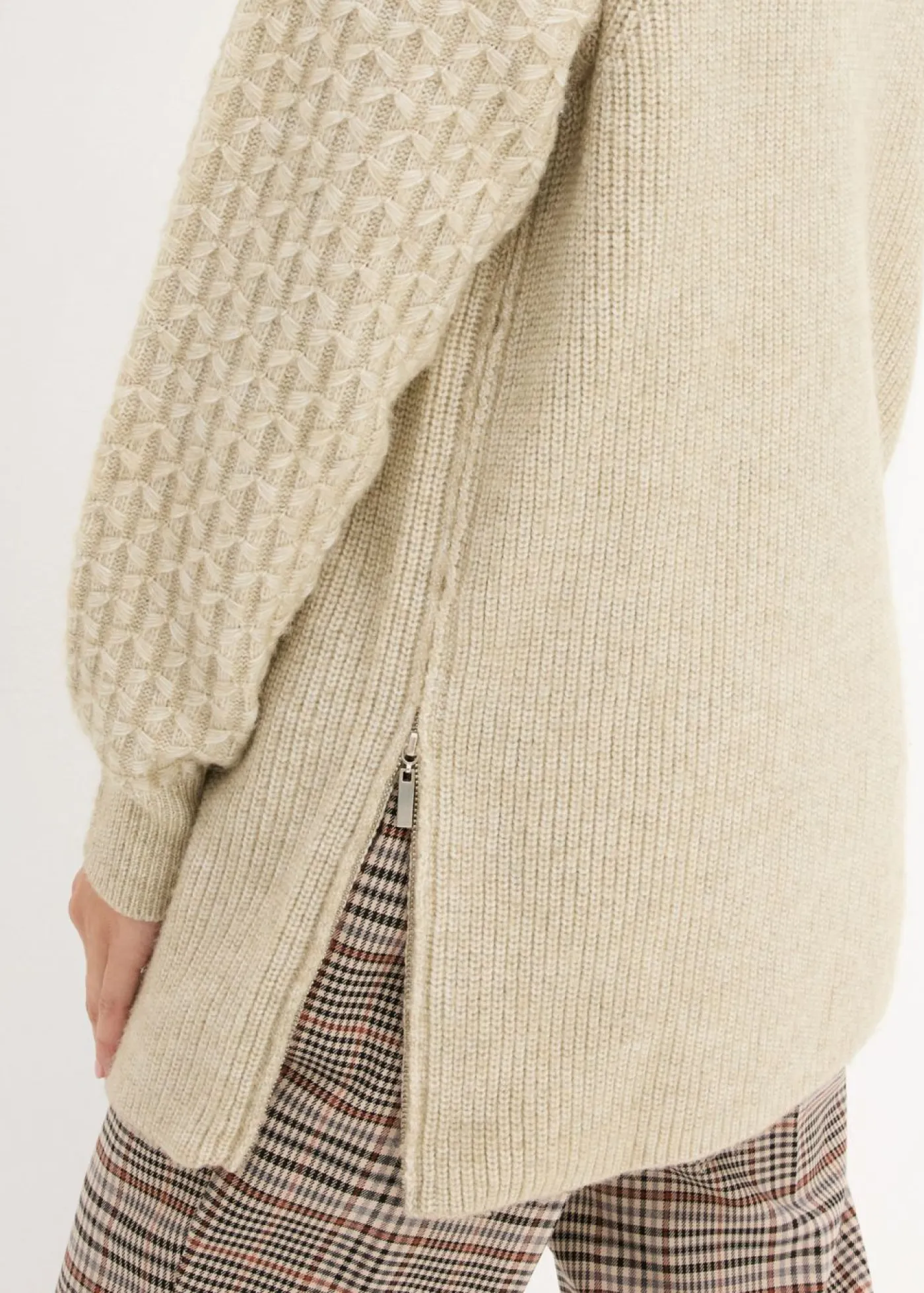 Mujer bonprix bonprix Cálido jersey premamá y de lactancia 2 en 1