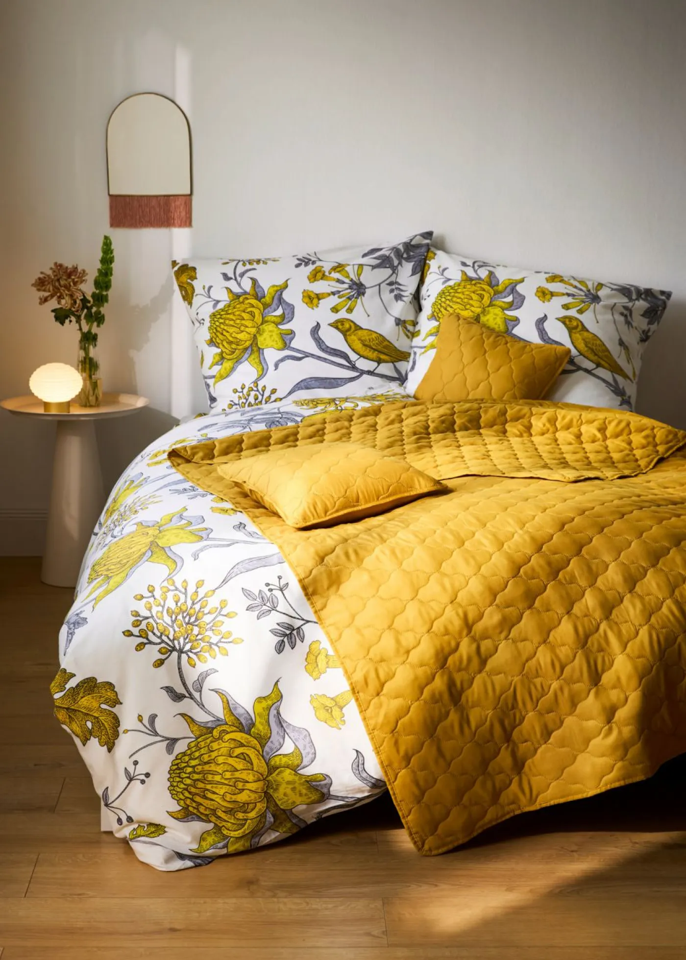 bonprix bonprix Muebles De Dormitorio·Colchas Y Mantas|Colchas Y Cubrecamas>Colcha con acolchado Amarillo