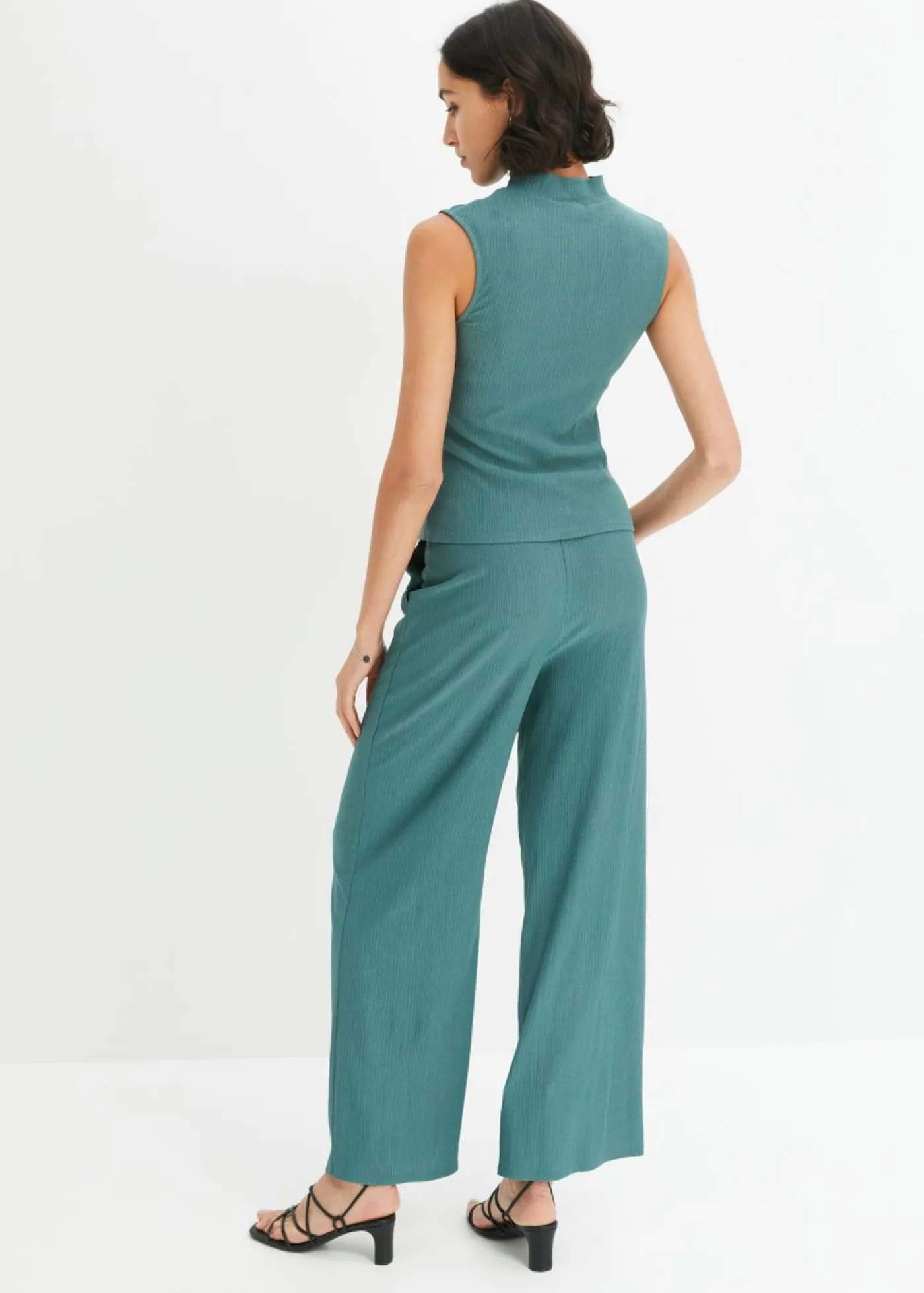 bonprix bonprix Conjuntos De Ropa|Monos>Conjunto de punto verde mate