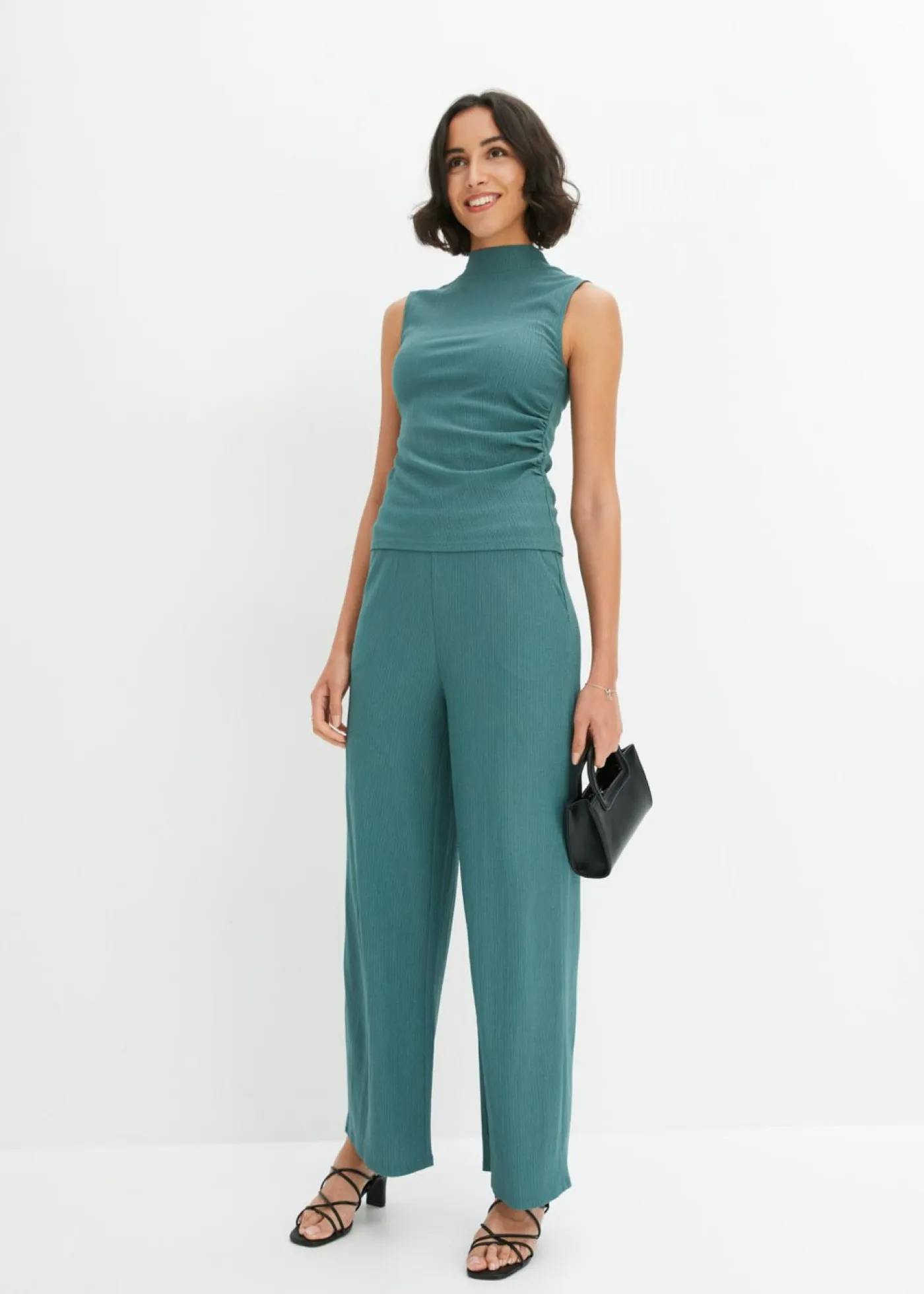 bonprix bonprix Conjuntos De Ropa|Monos>Conjunto de punto verde mate