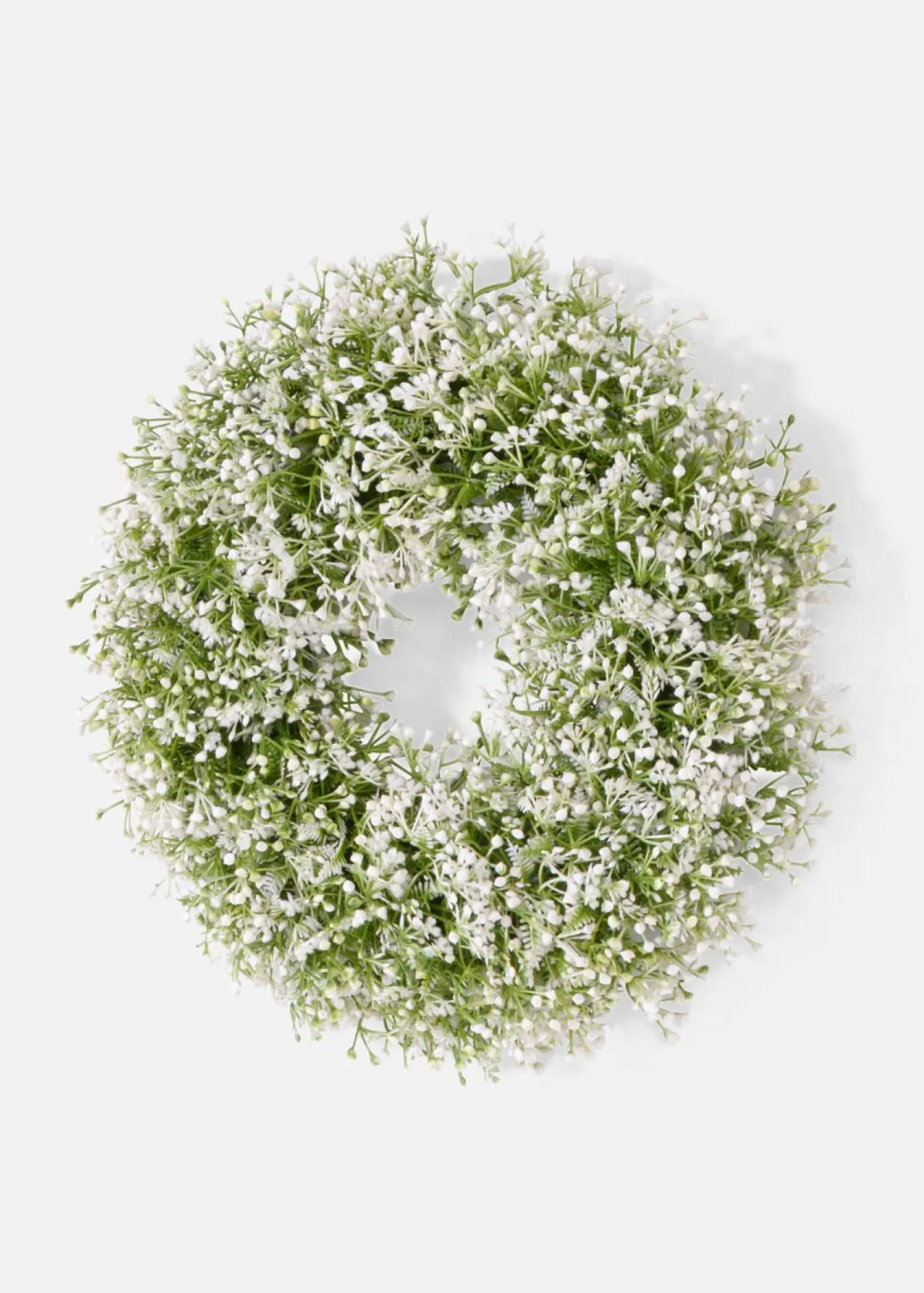 bonprix bonprix Primavera|Decoración De Primavera>Corona para puerta con gypsophila Verde-blanco