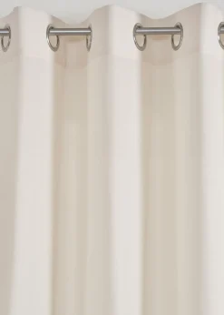 bonprix bonprix Cortina con aspecto de lino y poliéster reciclado (1 unidad)