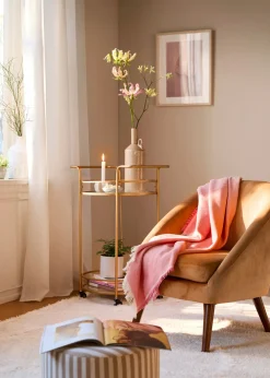 bonprix bonprix Cortina con aspecto de lino y poliéster reciclado (1 unidad)