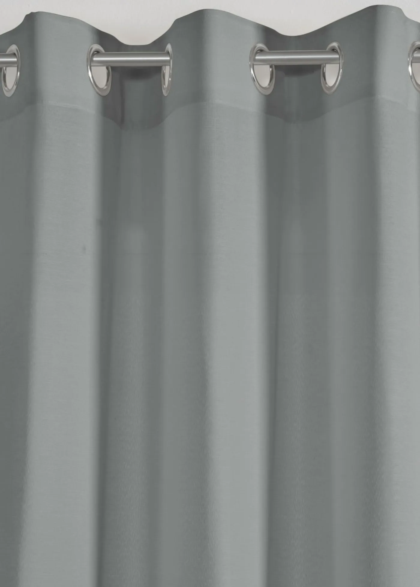 bonprix bonprix Muebles De Sala De Estar·Cortinas De Salón|Cortinas Para Dormitorio>Cortina con aspecto de lino y poliéster reciclado (1 unidad) Gris