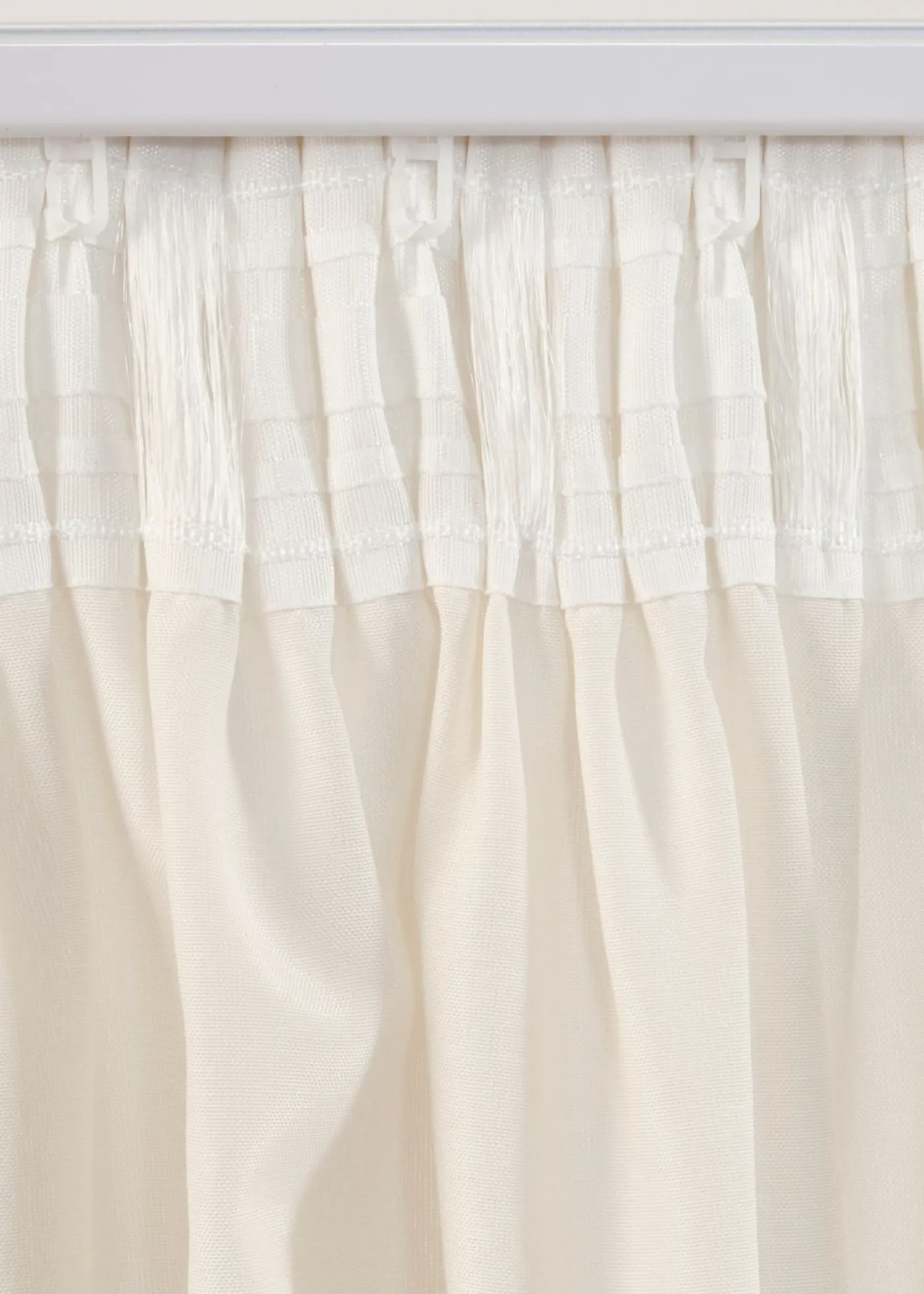 bonprix bonprix Cortina con aspecto de lino y poliéster reciclado (1 unidad)