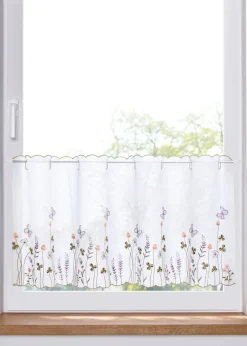 bonprix bonprix Cortina con bordado de flores