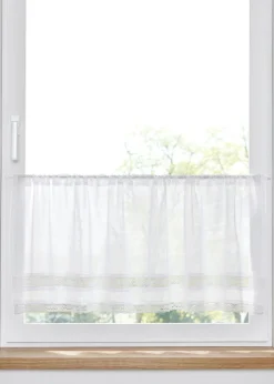 bonprix bonprix Cortina con borde de encaje