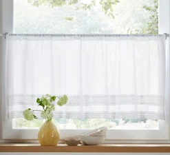 bonprix bonprix Cortina con borde de encaje