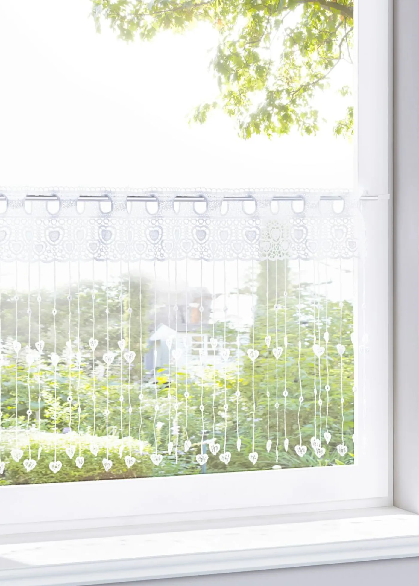 bonprix bonprix Cortina con corazones