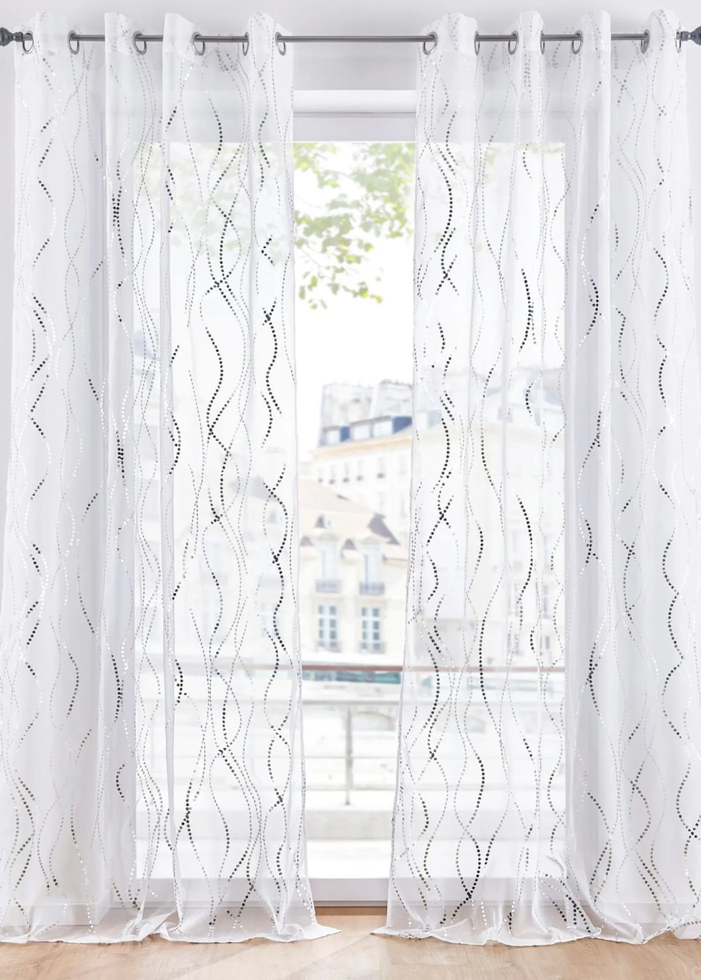 bonprix bonprix Cortina con estampado brillante (1 unidad)