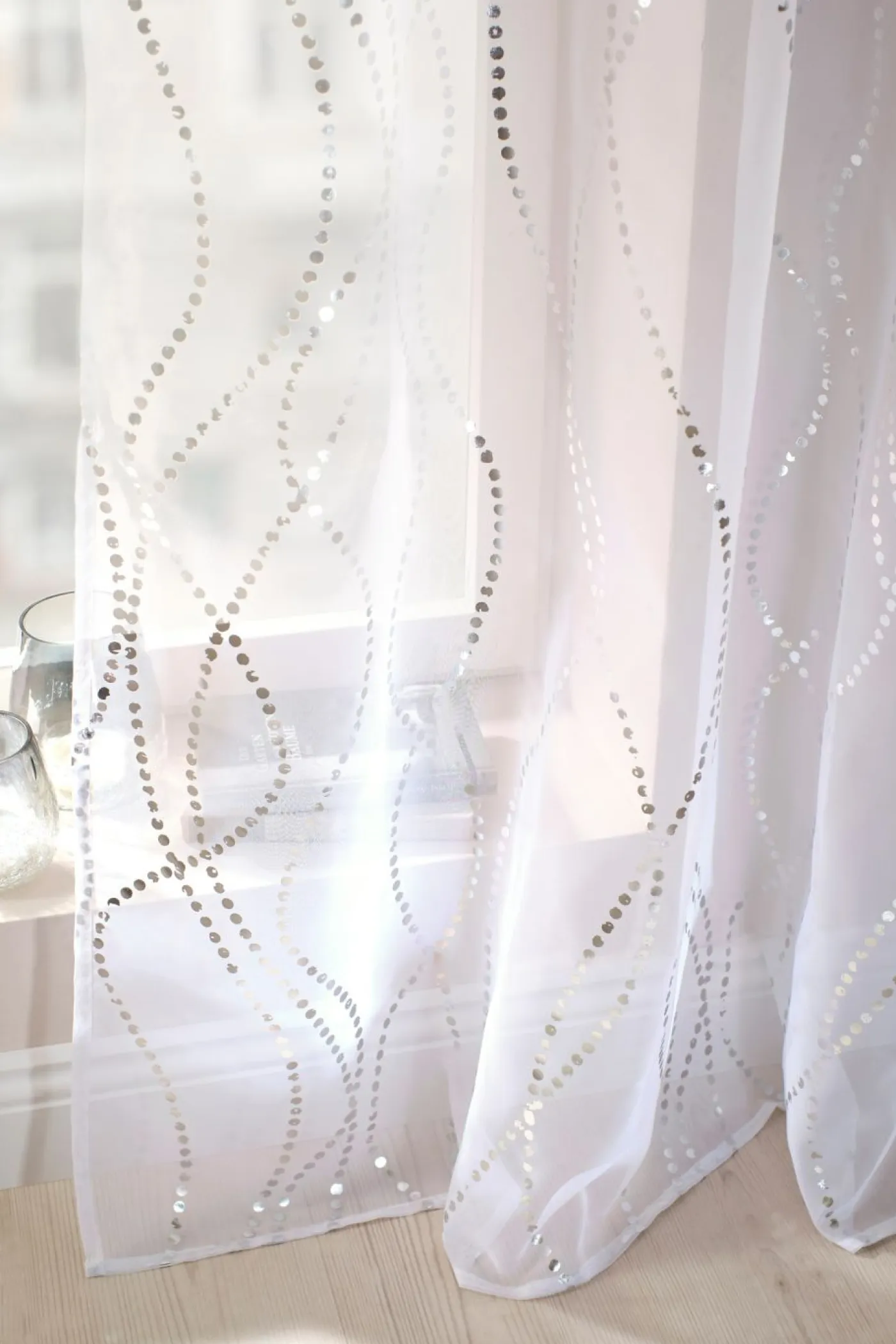 bonprix bonprix Cortina con estampado brillante (1 unidad)