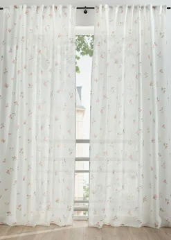 bonprix bonprix Cortina con estampado de flores (1 unidad)