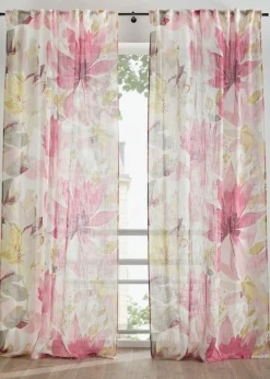 bonprix bonprix Cortina con estampado de flores (1 unidad)