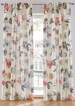 bonprix bonprix Cortina con estampado de flores (1 unidad)