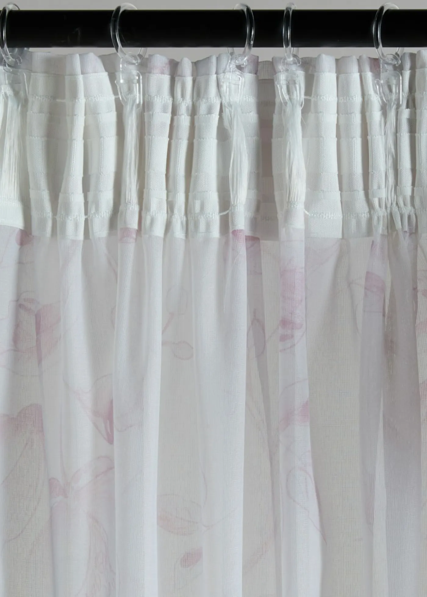 bonprix bonprix Muebles De Sala De Estar·Cortinas De Salón|Cortinas Para Dormitorio>Cortina con estampado floral (1 unidad) Crema-rosa claro