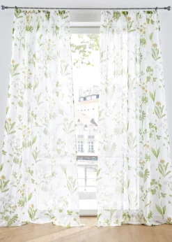 bonprix bonprix Cortina con estampado floral (1 unidad)