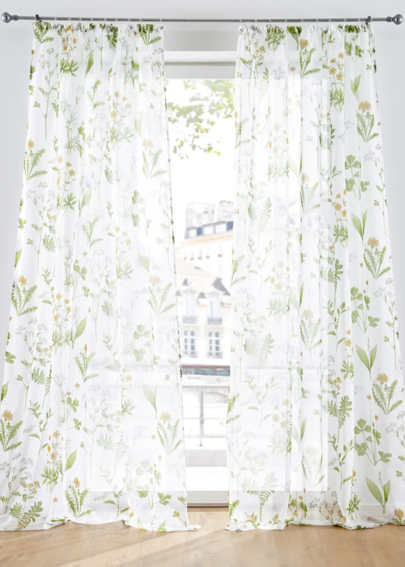 bonprix bonprix Cortina con estampado floral (1 unidad)