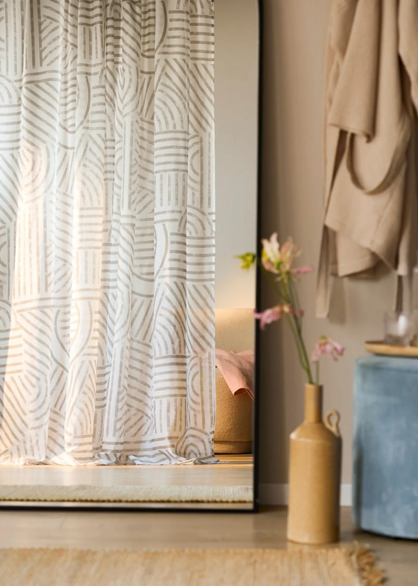 bonprix bonprix Cortina con estampado gráfico (1 unidad)