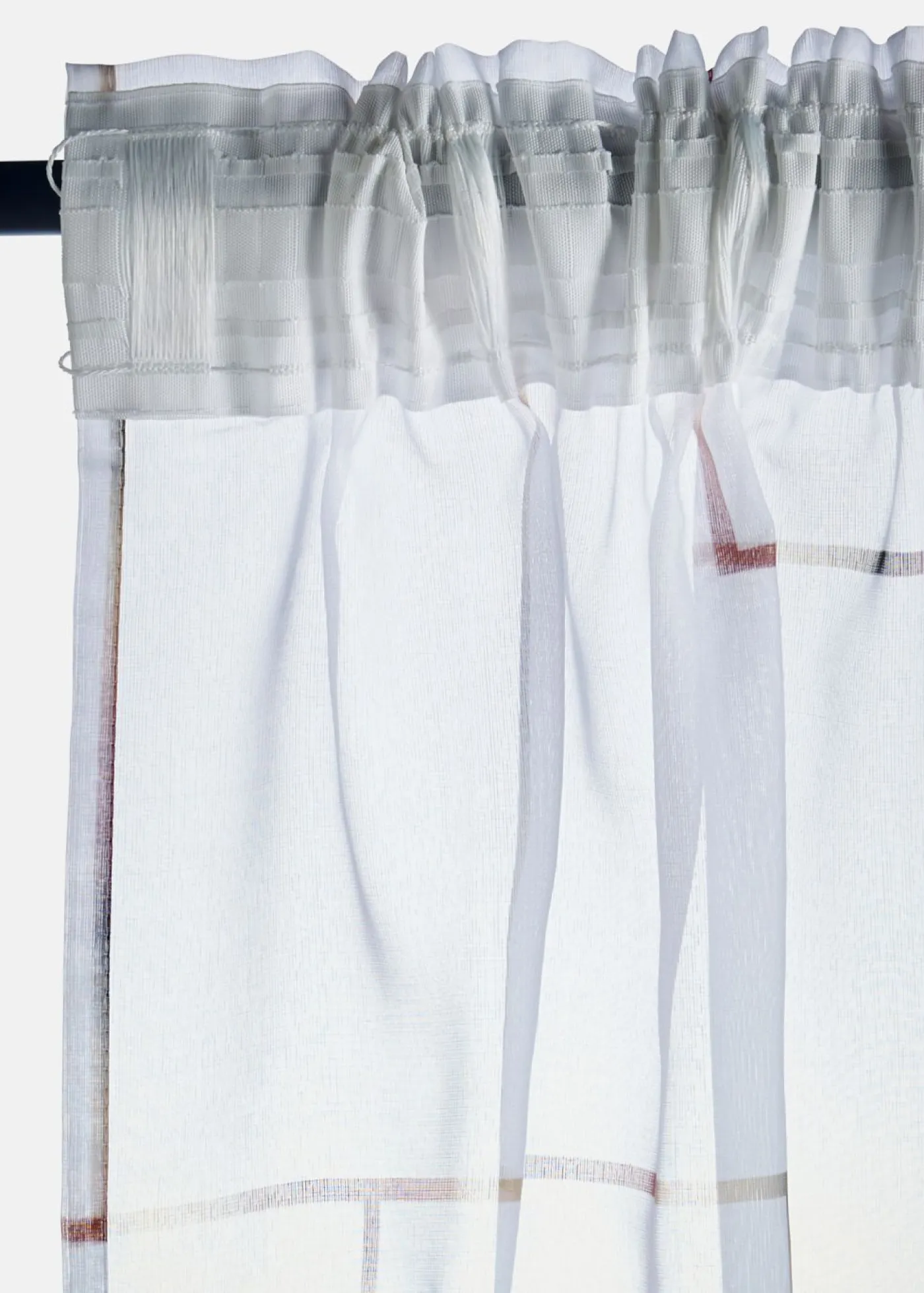 bonprix bonprix Todas Las Cortinas>Cortina con estampado (1 unidad) Crema-marrón