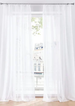 bonprix bonprix Cortina con estructura fina, también en tamaño extralargo (1 unidad)