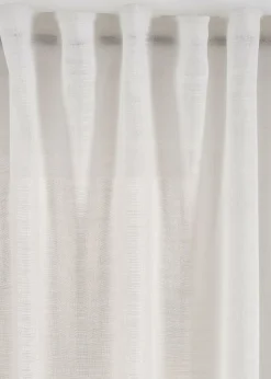 bonprix bonprix Muebles De Sala De Estar·Cortinas De Salón|Cortinas Para Dormitorio>Cortina con estructura, también en tamaño extralargo (1 unidad) Blanco