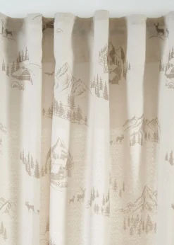 bonprix bonprix Cortina con paisaje invernal, también en tamaño extralargo (1 unidad)