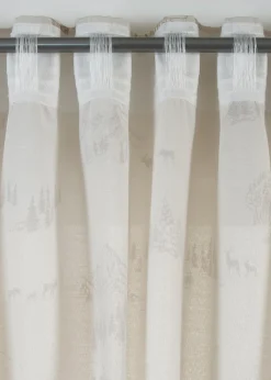 bonprix bonprix Cortina con paisaje invernal, también en tamaño extralargo (1 unidad)