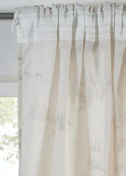 bonprix bonprix Cortina con paisaje invernal, también en tamaño extralargo (1 unidad)