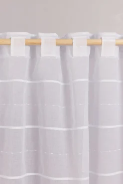 bonprix bonprix Muebles De Comedor·Cortinas Y Estores|Muebles De Sala De Estar·Cortinas De Salón>Cortina con rayas 3D (1 unidad) blanco con rayas