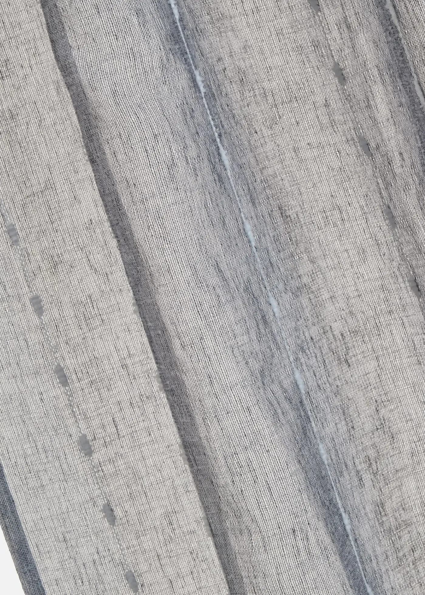 bonprix bonprix Cortinas Para Dormitorio>Cortina con rayas tejidas (1 unidad) gris-blanco rayas verticales