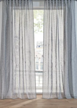 bonprix bonprix Cortina con rayas tejidas (1 unidad)