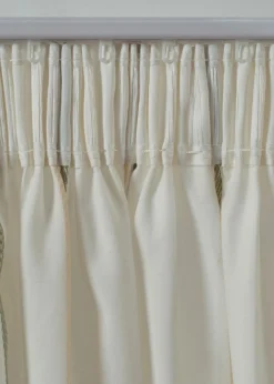 bonprix bonprix Muebles De Sala De Estar·Cortinas De Salón|Cortinas Para Dormitorio>Cortina con rayas (1 unidad) crema-arena-verde oscuro rayas verticales