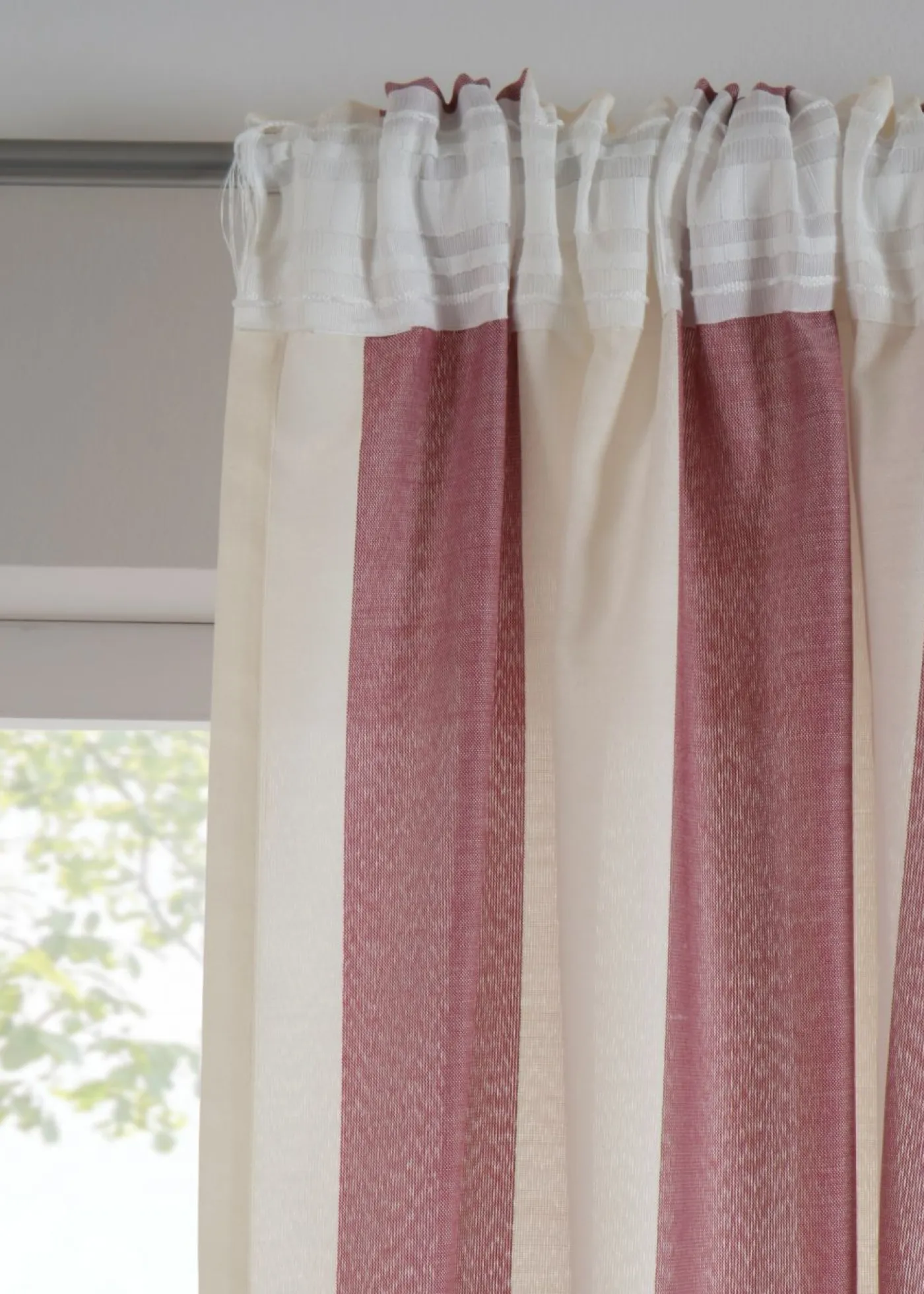 bonprix bonprix Cortina con rayas y poliéster reciclado (1 unidad)