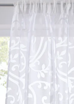 bonprix bonprix Cortina con transparencias y aros (1 unidad)