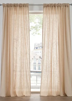 bonprix bonprix Cortina de algodón orgánico puro (1 unidad)