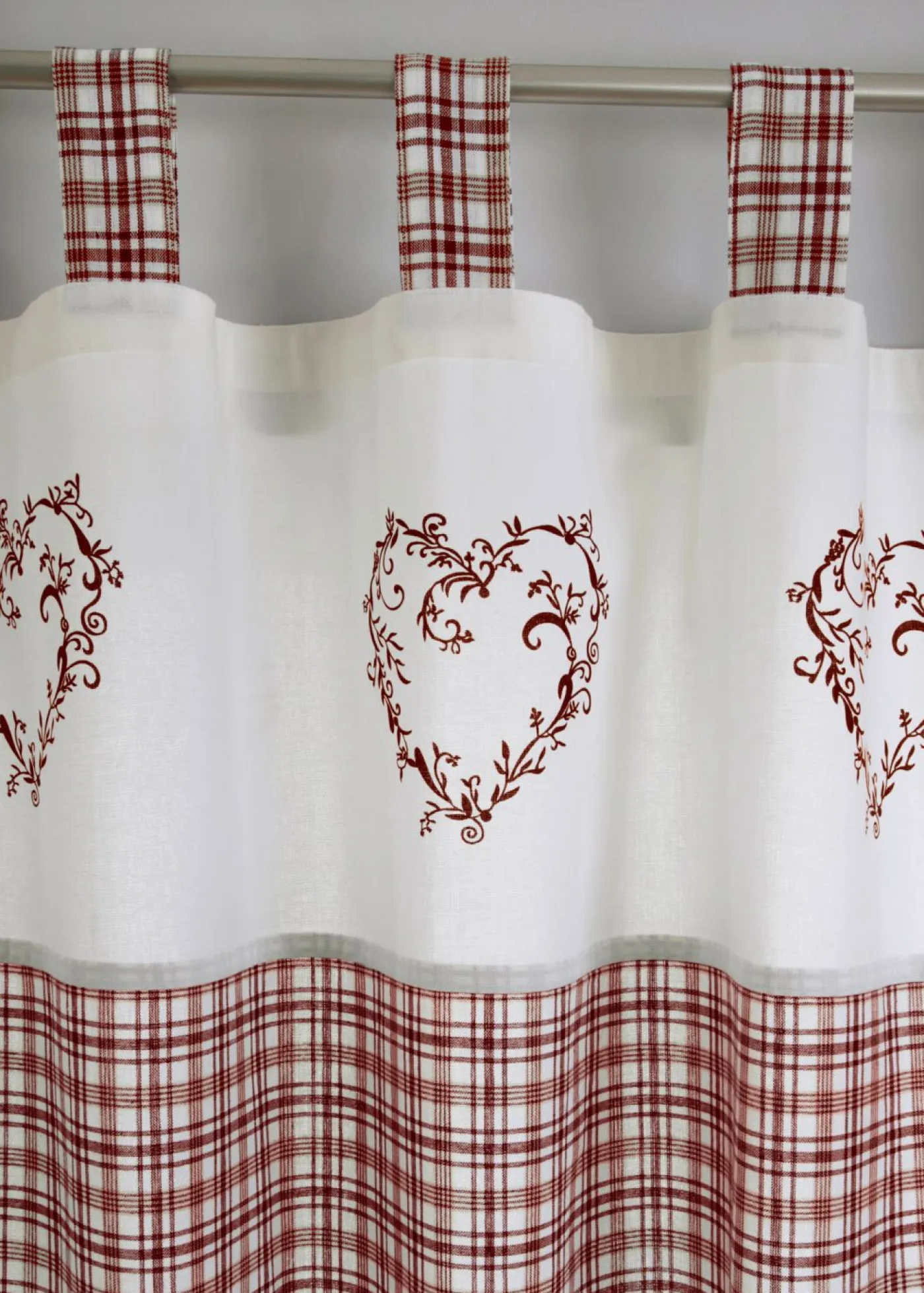 bonprix bonprix Cortina de algodón orgánico con alzapaños (1 unidad)