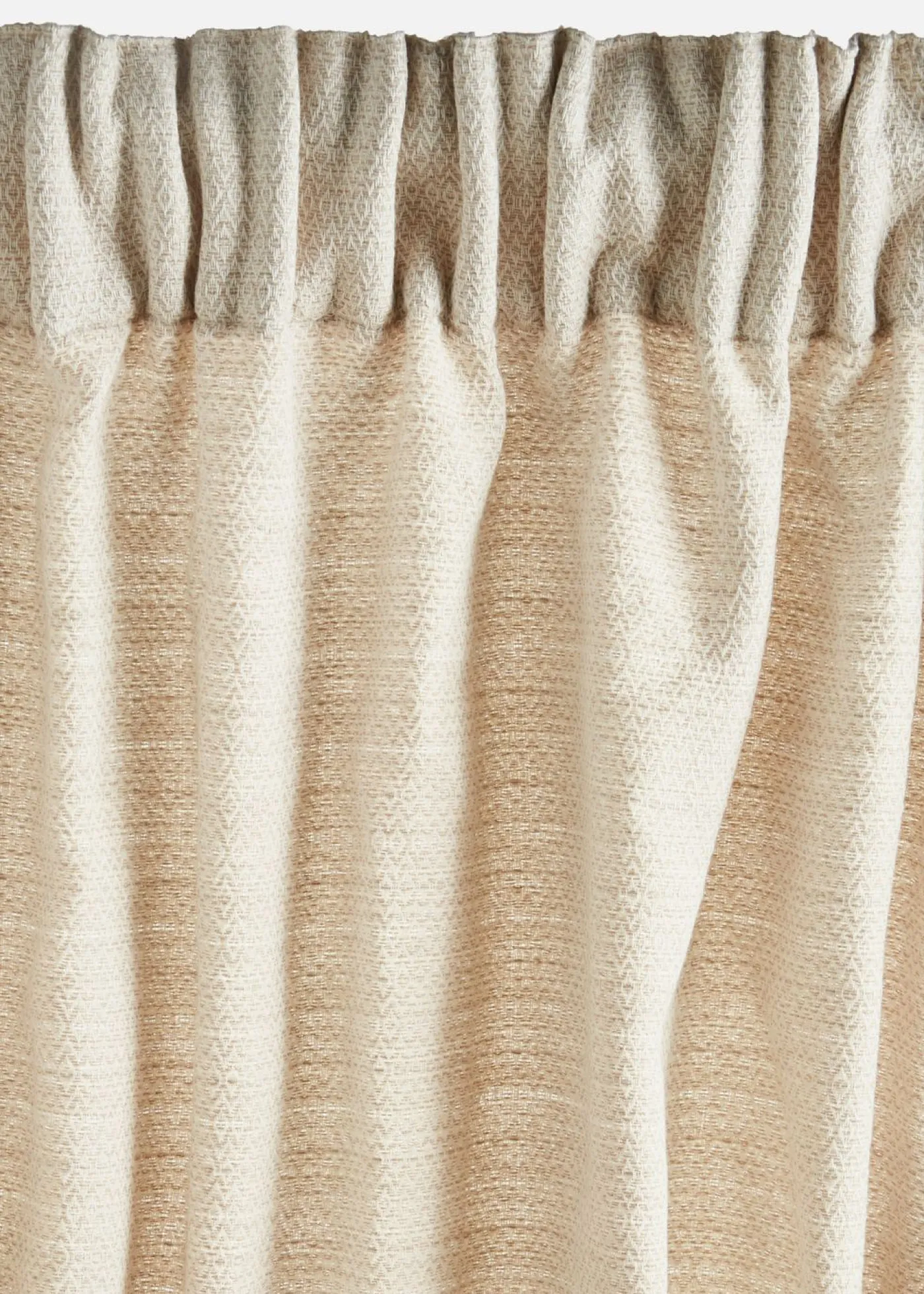 bonprix bonprix Cortinas Para Dormitorio>Cortina de algodón orgánico con estructura (1 unidad) Crema