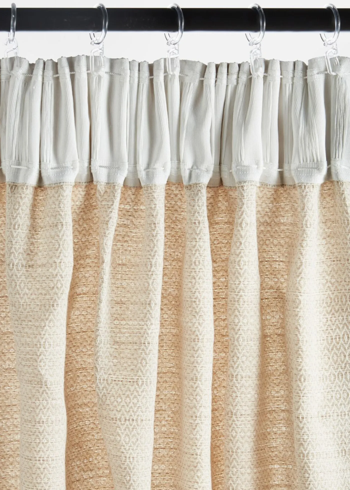 bonprix bonprix Cortinas Para Dormitorio>Cortina de algodón orgánico con estructura (1 unidad) Crema