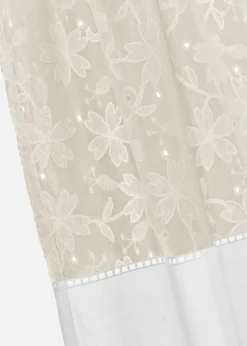 bonprix bonprix Cortina de algodón orgánico con bordado (1 unidad)