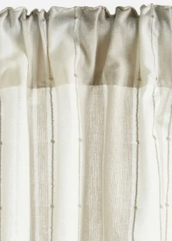 bonprix bonprix Cortina de algodón orgánico con rayas (1 unidad)