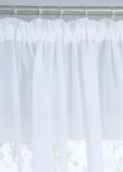 bonprix bpc living bonprix collection Muebles De Comedor·Cortinas Y Estores|Muebles De Sala De Estar·Cortinas De Salón>Cortina de estructura Batist fina (1 unidad) Blanco