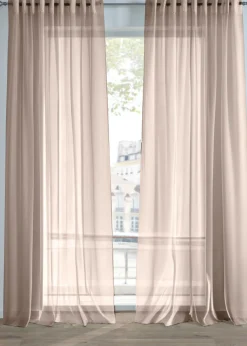 bonprix bpc living bonprix collection Cortina de estructura Batist fina (1 unidad)