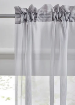 bonprix bonprix Cortina de gasa ligera con pasacordón (2 unidades)