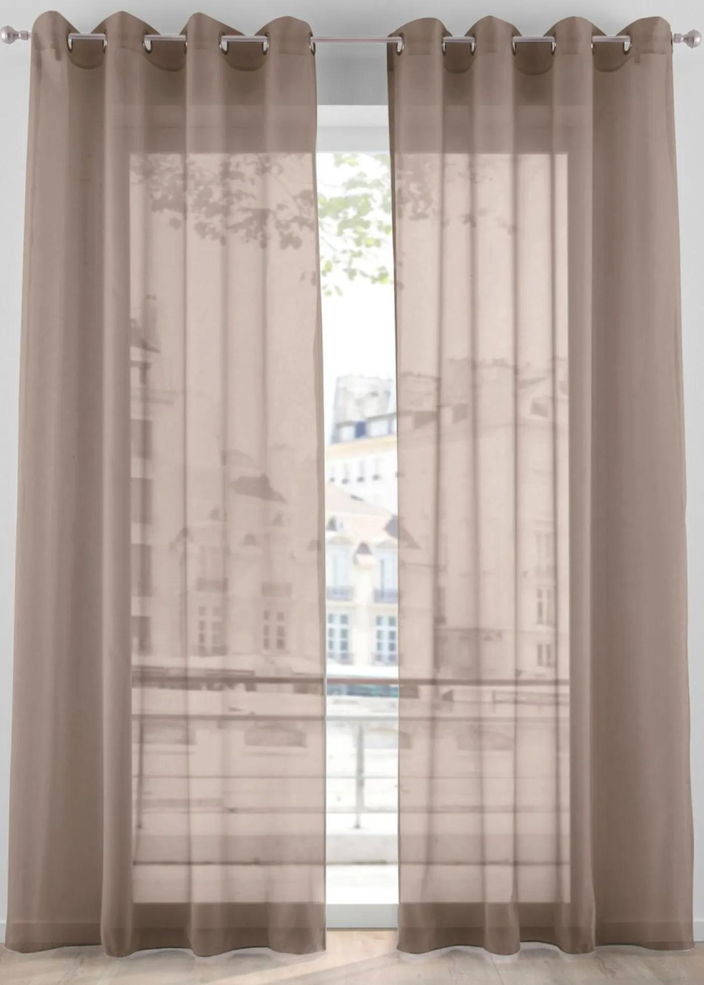 bonprix bonprix Cortina de gasa ligera (1 unidad)