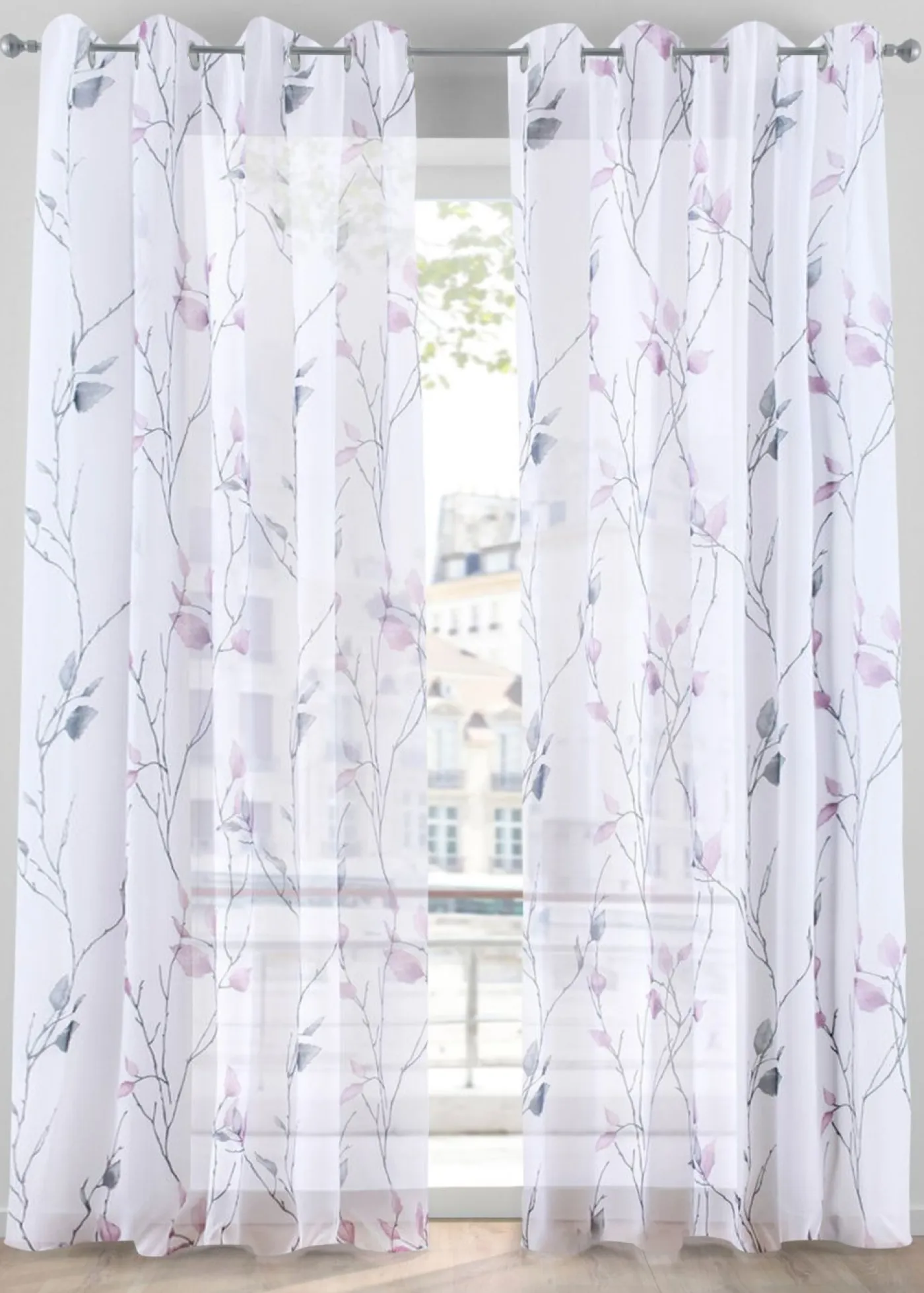 bonprix bonprix Cortina de gasa ligera (1 unidad)