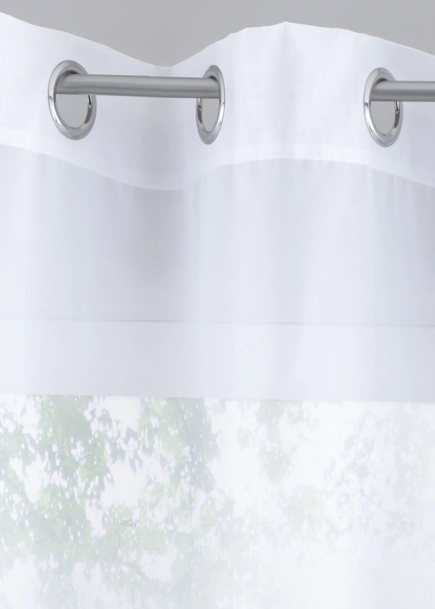 bonprix bonprix Muebles De Comedor·Cortinas Y Estores|Muebles De Sala De Estar·Cortinas De Salón>Cortina de gasa ligera (1 unidad) Blanco