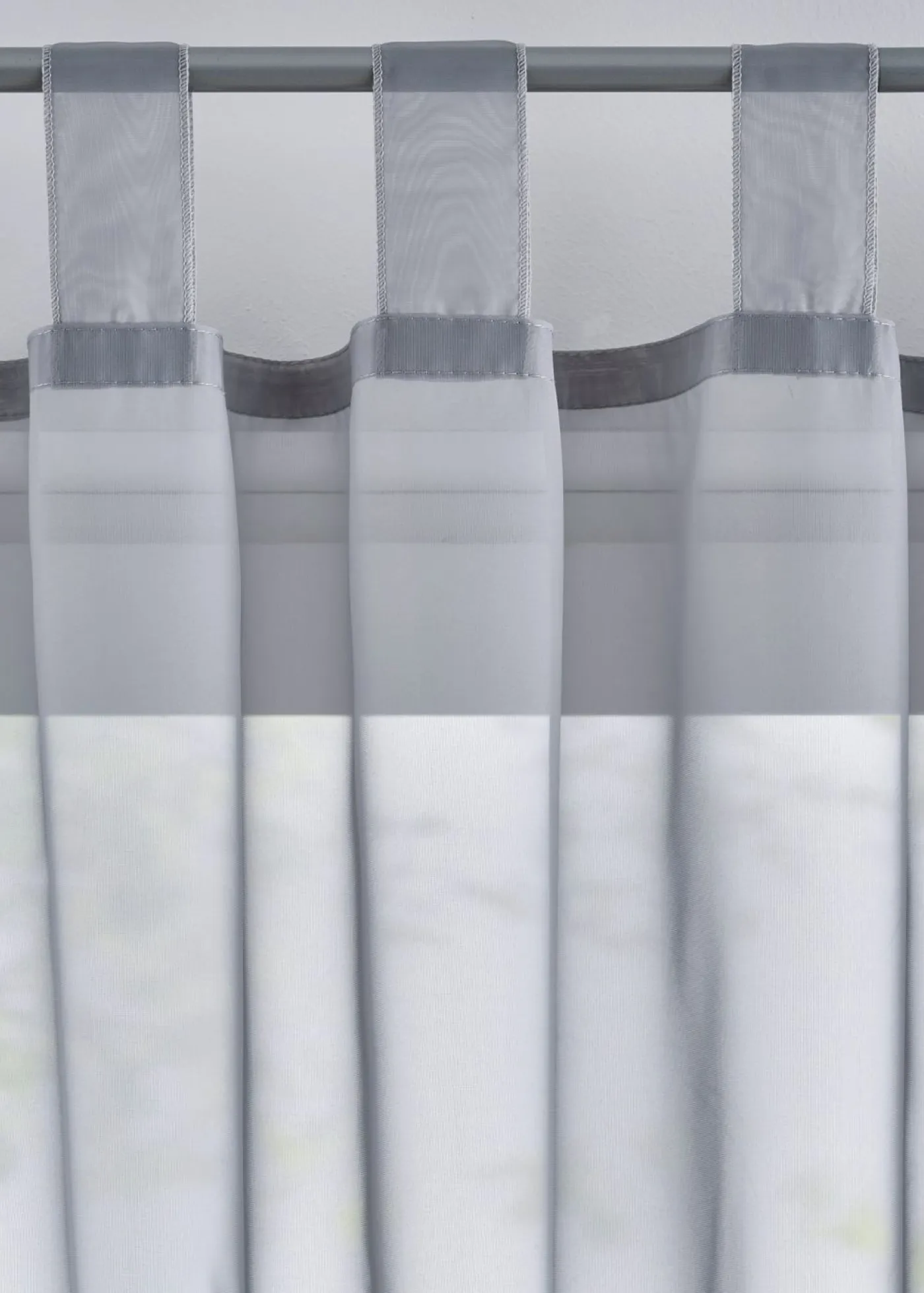 bonprix bonprix Muebles De Comedor·Cortinas Y Estores|Muebles De Sala De Estar·Cortinas De Salón>Cortina de gasa ligera (2 unidades) Plata